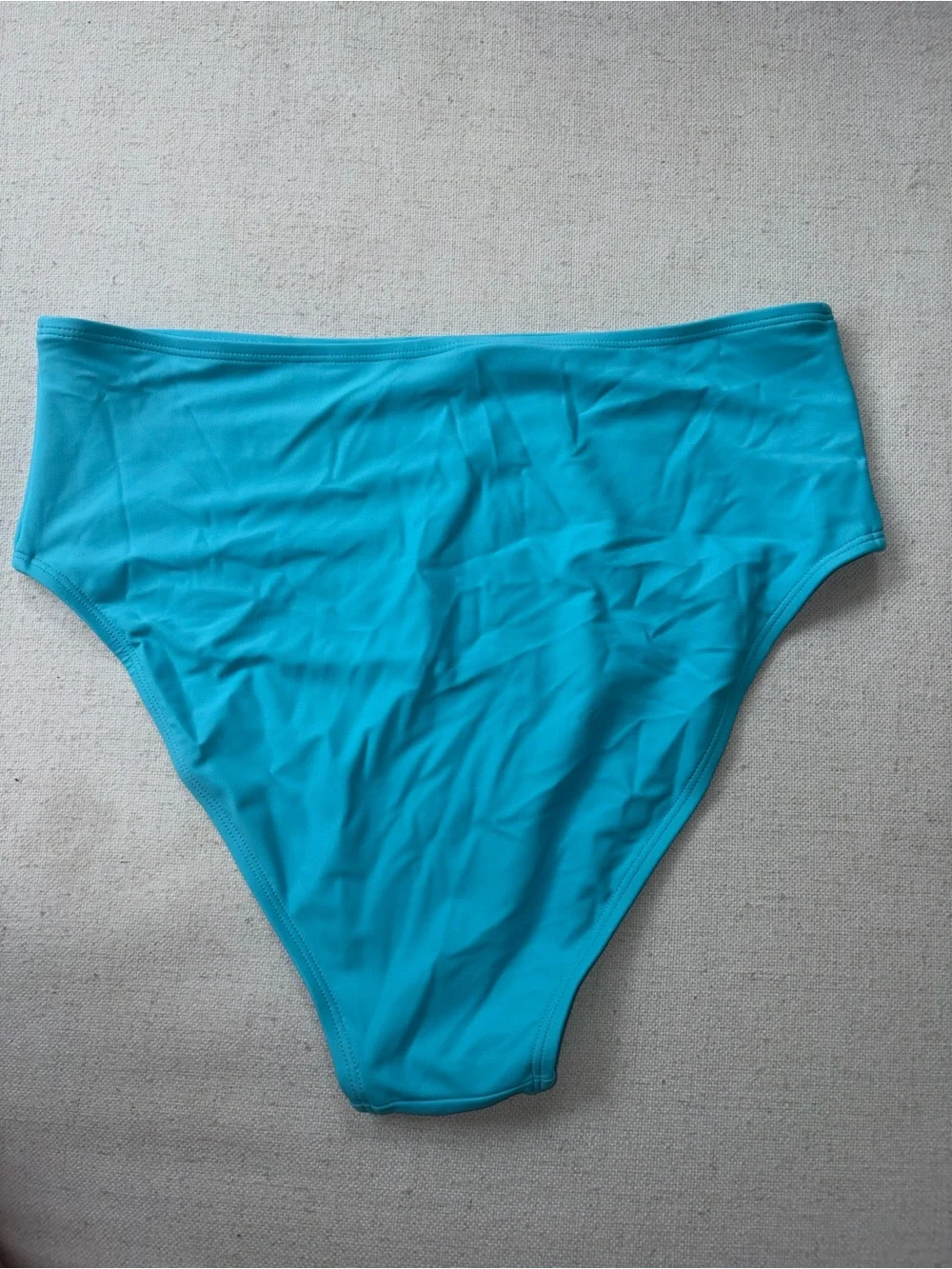 Fashion Nova Turquoise High-Waist Bikini Brief
